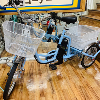 電動アシスト付き三輪自転車の画像