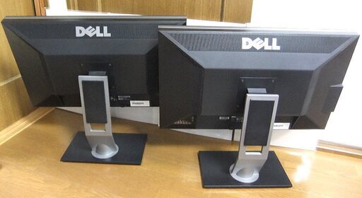  ♪ DELL 27インチモニタ U2711 ISP液晶 高精細 2560×1440表示可能 2台セット 美品 ♪