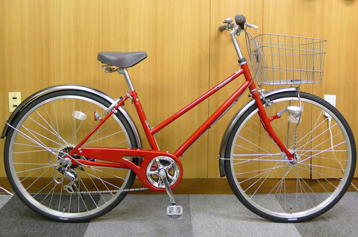 【値引不可】中古26インチシティサイクル 2019 CBA AFFICHE SL 6段変速 オートライト 使用半年