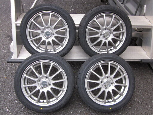 走行未使用　軽全般に装着可能　ブリヂストンホイール+ポテンザ１６５/５５-１５　４本