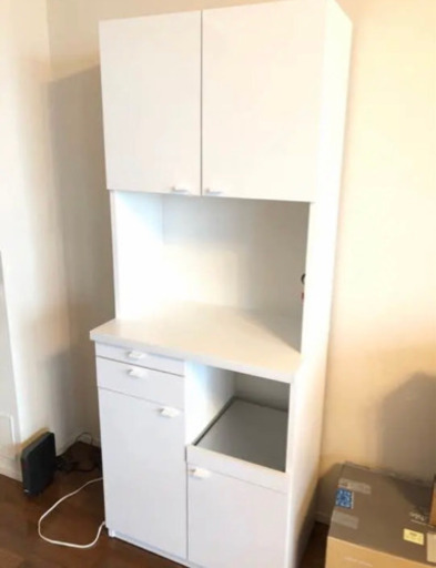 ユーアイ 日本製食器棚 キッチンボード 幅70cm カップボード キッチンカウンター