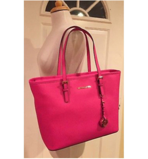 値下げしました　マイケル・マイケルコース トートバッグ michael kors  jet set travel A4対応