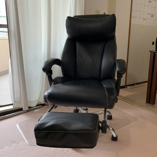 リクライニングチェア（オットマン・フットレスト付き・フラット・ランバーサポート・ハイバック）の画像