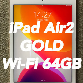 ipad air2 Wi-Fi 64GB ゴールド iPad Air2 Wi-Fi cellularモデル 64GB
