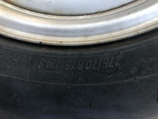 TOYOTA ランドクルーザー 70 純正 鉄ホイール タイヤ付き