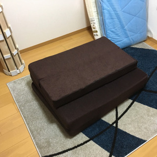 ソファマットレス  ブラウンの画像