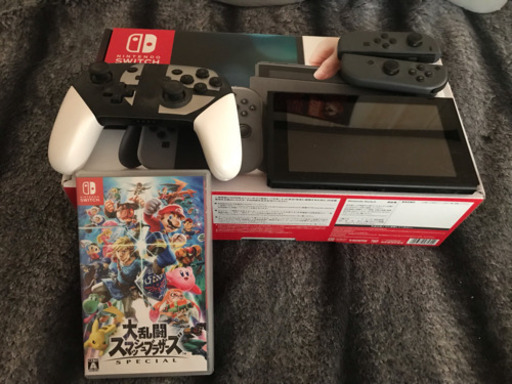 スイッチ本体 スマブラ ゲーコン 未使用保護ガラス 値段交渉あり