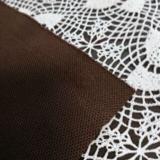 👕　（お取引中）ブラウン鹿の子　ニット　こげ茶　👕154幅＝W幅×2M　💐 特売です💐の画像