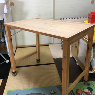 無印良品 パイン材テーブル 折りたたみ