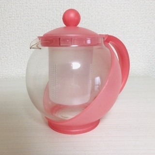 無料　新品　ティーポット　ピンク　手渡しのみ