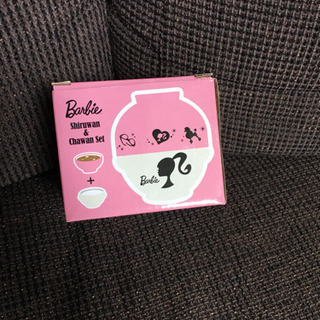 未使用品 Barbie＜バービー＞　汁椀＆茶碗セット