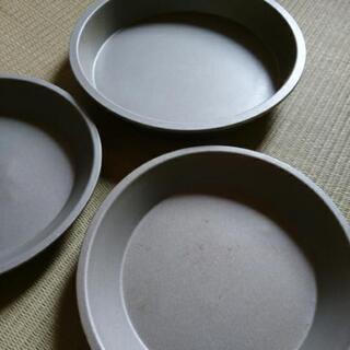 お菓子作りに★パイ皿 21cm 18cm 3点セットの画像
