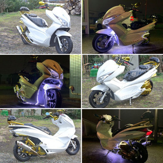 【HONDA PCX125】ホワイト×ゴールドカラー！！人気カラ...