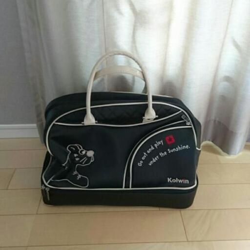 「美品」Kolwin ゴルフ ロッカーバッグ ボストンバッグシューズ収納可