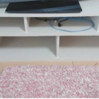 美品 TV台 クリーム色