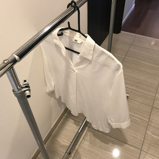 室内物干し ハンガーラック 伸縮性の画像