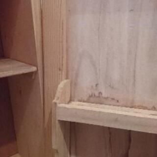 木製ままごとキッチン。こんな状態でも欲しい方！壊れ&汚れ多数の画像