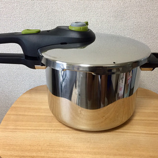【美品】ティファール 圧力鍋 6L IH対応 4~6人用 片手鍋 セキュア ネオ P2530744 T-falの画像