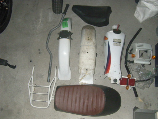 TLM50改カスタム車両純正部品あり　希少2スト　トライアル　オフロード　サンドフラッツレース　トラッカー