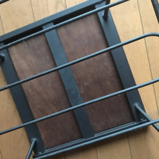 四角スツール 椅子 アイアン お洒落 雰囲気の画像