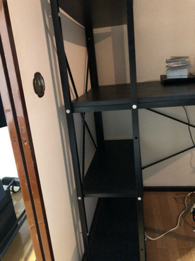 デスク 机 黒 美品