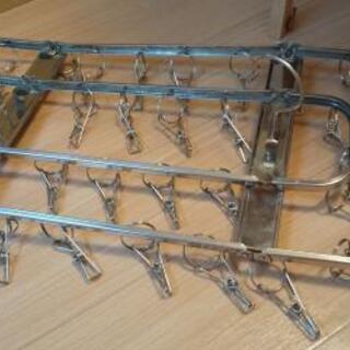 【定価6,480円購入。500円でお譲り】日本製ステンレス洗濯ハンガー