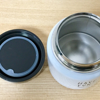 オシャレなカフェ風のスープジャー 保存容器の画像