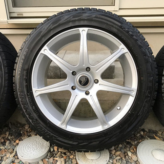 中古アルミ付スタッドレス4本セット 215/55R17 スペアおまけの画像