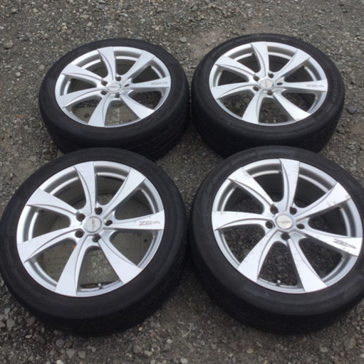 weds ZEA 19インチ アルミホイール 245/45ZR19 4本セット