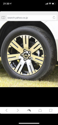 新型デリカ 純正ホイールタイヤセット 225/55/18 納車外し