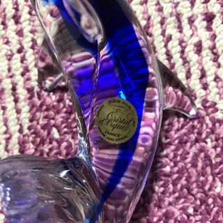 クリスタル イルカの置物の画像