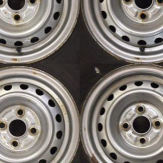 165R13スチールホイール付き4本8分 165R13スチールホイール付き4本8分 車のパーツ【公式ストア】
