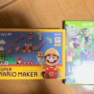 任天堂 WiiU スーパーマリオメーカー＆ニュースーパールイージ...