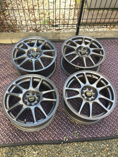 16×7j+38 4穴マルチ シュナイダー A-TECH ガンメタ