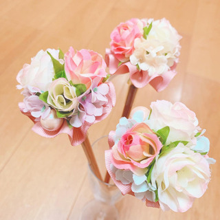 🌼🌹お花のえんぴつキャップ作り🌹🌼