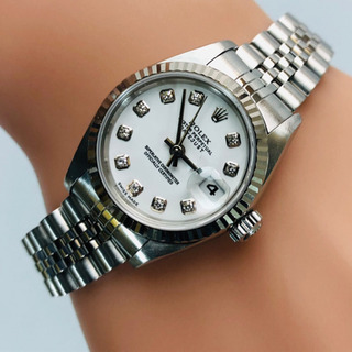 ROLEX デイトジャスト 79174G 10Pダイヤ WHダイヤル レディース ROLEX デイトジャスト 79174G 10Pダイヤ WHダイヤル レディース