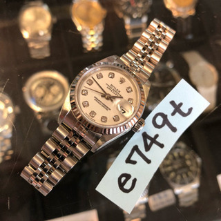 ROLEX デイトジャスト 79174G 10Pダイヤ WHダイヤル レディース