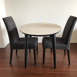 8/5までの投稿】カリモク ダイニングテーブル&イス2脚セット