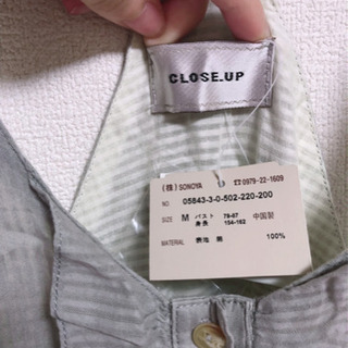 タグ付きCLOSE.UP ワンピ  Mサイズの画像