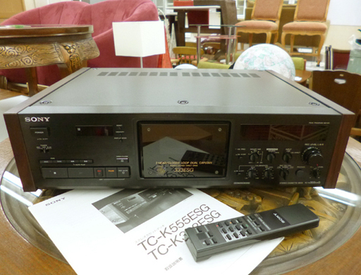 SONY ソニー ESシリーズカセットデッキ TC-K333ESG クローズドループ・デュアルキャプスタン 1989年 ☆ PayPay(ペイペイ)決済可能 ☆ 札幌市 清田区 平岡