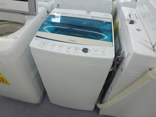 手稲リサイクル ハイアール 4.5Kg 2017年製洗濯機JW-C45A ￥14,800-