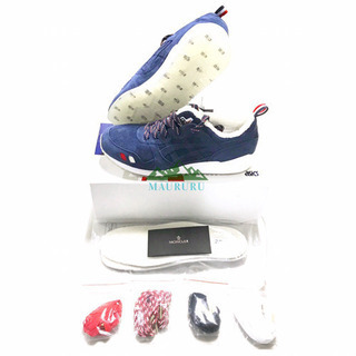 正規品 KITH × Moncler × Asics ゲルライト Ⅲ ネイビー