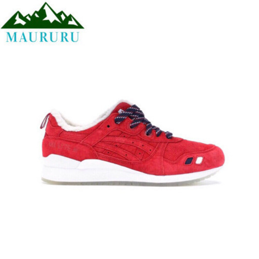 正規品 KITH × Moncler × Asics ゲルライト Ⅲ 赤