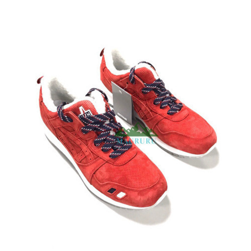 正規品 KITH × Moncler × Asics ゲルライト Ⅲ 赤