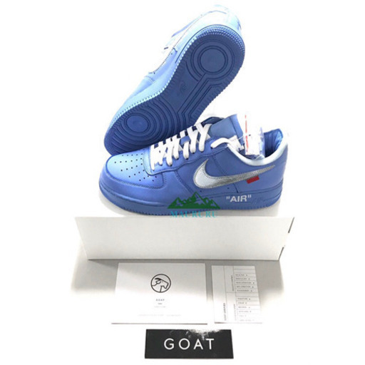正規品 OFF-WHITE × NIKE × MCA エアフォース1 ブルー