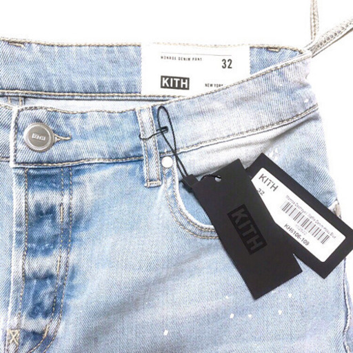 正規品 KITH キス モンロー デストロイド デニムパンツ ジーンズ