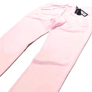 正規品 KITH キス クラシック ボックスロゴ スウェットパンツ ピンクの画像