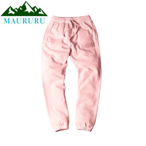 正規品 KITH キス クラシック ボックスロゴ スウェットパンツ ピンク