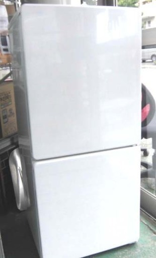 札幌 美品 2017年製 110L ユーイング/森田電機 2ドア冷蔵庫 白/ホワイト 単身 一人暮らし UR-F110H 100Lクラス