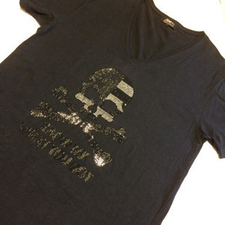 AZUL  Tシャツ ブラック 黒 L メンズ